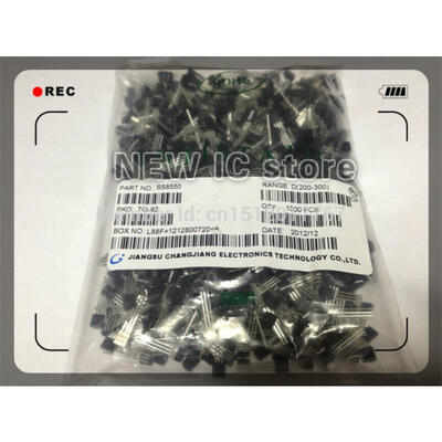 

New original SS8550 SS8550D TO-92 SS8550 8550 Silicon Epitaxial Planar Transistor 500pcs