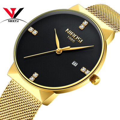 

Женские часы Роскошные наручные часы Relogio Часы Feminino для женщин Milanese Steel Lady Rose Gold Кварцевые женские часы New