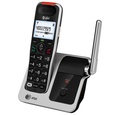 

AT & T CRL51102BK автономный цифровой беспроводной стационарный телефон Caller ID телефон фиксированной беспроводной домашний офис принимает черный
