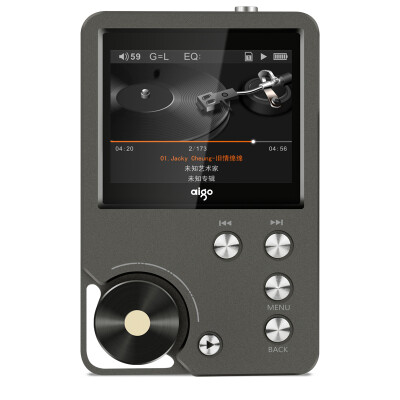 

Aigo MP3-105 mp3 player music Hi-Fi HD portable gray black