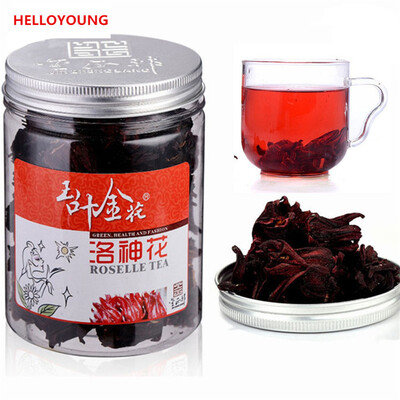 

C-TS006 Promotion Roselle tea 100 Natural Chinese hibiscus tea Flowers Woman Whitening Raise Colour Tea Rose Eggplant