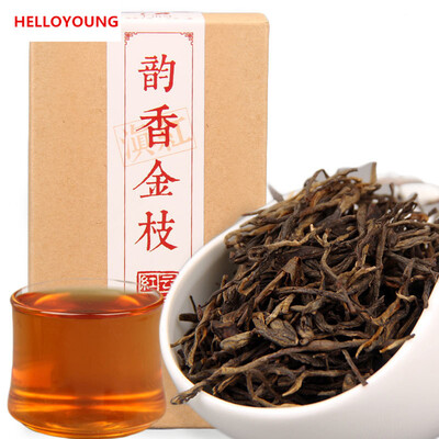 

C-HC007 China dian hong Yunnan black tea red box Chinese gifts tea spring feng qing fragrant flavor golden bough of pine needle