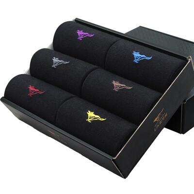 

Jingdong supermarket seven wolves socks men&39s leisure pure color cotton cotton socks in the tube business men socks 6 double loaded 91074 black uniform