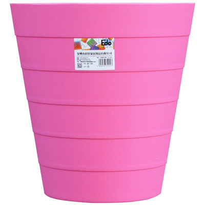 

Jingdong supermarket] according to empire EDO home trash bin kitchen kitchen cleaning bucket office wastebasket TH2002 rose