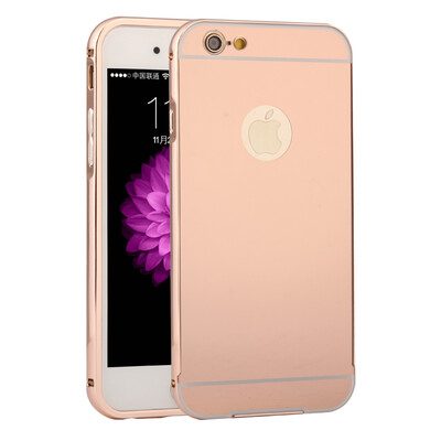 

MOONCASE Metallic Frame Edge Mirror Back 2 in 1 Thin Case Cover for iPhone 6 (4.7'') /iPhone 6 Plus (5.5'')