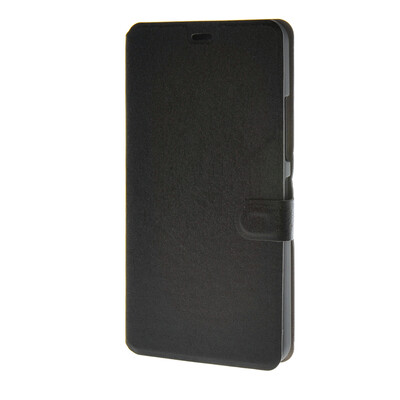 

MOONCASE Ultra thin matte surface Leather Wallet Flip Holster Pouch Stand Back чехол для Microsoft Lumia 640 XL Black
