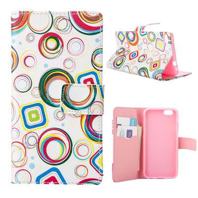 

MOONCASE ЧЕХОЛ ДЛЯ Huawei Ascend P8 Flip PU Leather Fold Wallet Card Slot Kickstand Back [Pattern series] /a13