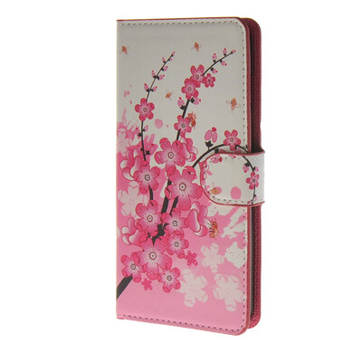 

MOONCASE Plum flower style Leather Wallet Flip Card Slot Stand Pouch чехол для ASUS Zenfone 5 A501CG A06