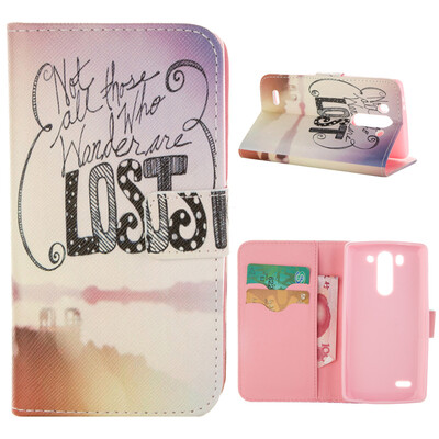 

MOONCASE Case for LG G3 Mini Flip Leather Wallet Card Slot Foldable Stand Feature Case Cover [Pattern series] /a03