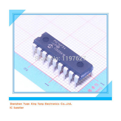 

10PCSLOT PIC16F54-IP PIC16F54-I Flash-Based 8-Bit CMOS Microcontroller Original IC electronics