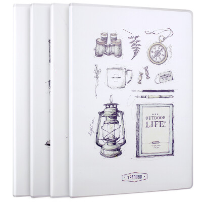 

Deli deli 4 16K112 travel magazine series soft copybook rubber sleeve notebook notebook T16112