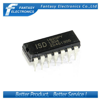 

50PCS ISD1820PY DIP14 ISD1820 DIP 1820PY new and original IC free shipping