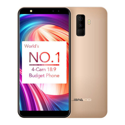 

Leagoo M9 5.5-дюймовый смартфон 18: 9 HD-экран Четыре камеры 2GB 16GB MTK6580A Duad core Android 7.0 2850mAh Touch ID