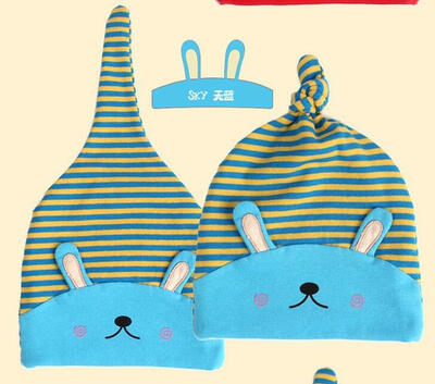 

Buebos Ninos 2015 New Autumn Winter Warm Baby Beanie Cap Soft Cotton Crochet Knit Horn Bugs Bunny Patten Hat Infant Newborn Children Toddler Cap Christmas Gift