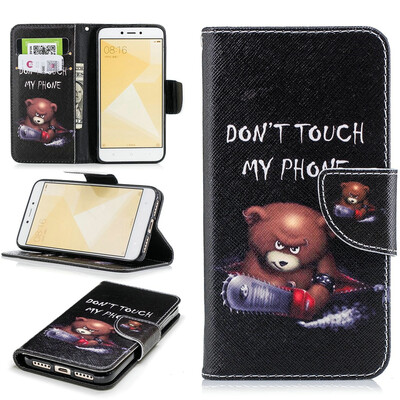 

BEFOSPEY Painting PU LeatherSoft TPU Card Slot Stand Wallet Case For Xiaomi Redmi 4X50"2017