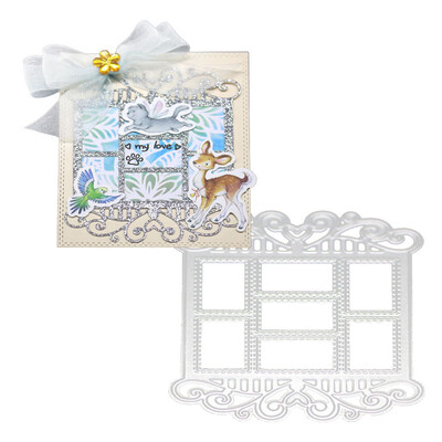 

11 Patterns Scrapbooking Cutting Dies Artifact Tool Decorative Embossing Mould Folder Suit Paper Cards Mold Template