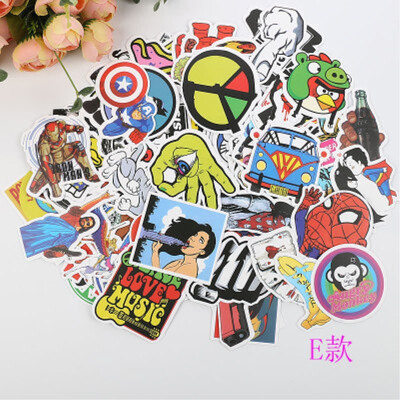 

100 PCS Mixed Stickers for Laptop Luggage Car Bicycle Motorcycle Skateboard Phone Home Decor Decal Graffiti Waterproof Sticker