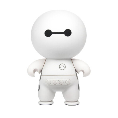 

Big white bluetooth speaker cartoon doll mini card subwoofer
