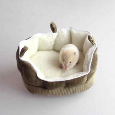 

Hamster luxury Sofa House Small Animal Winter Warm Fleece Bed