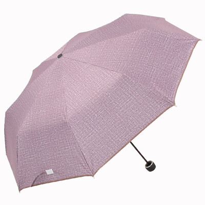 

Jingdong supermarket] umbrella umbrella faintly no text tattoo coffee anti-curling three fold sun umbrella sun umbrella dark gray 33317E
