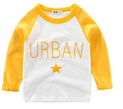

2018 boys spring & autumn long-sleeves T-shirt children T-shirt cartoon printed bottom
