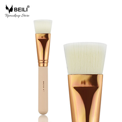 

BEILI 109 # Роза Золотисто-черный розовый козел Синтетический состав волос Контурная единственная макияжная кисть