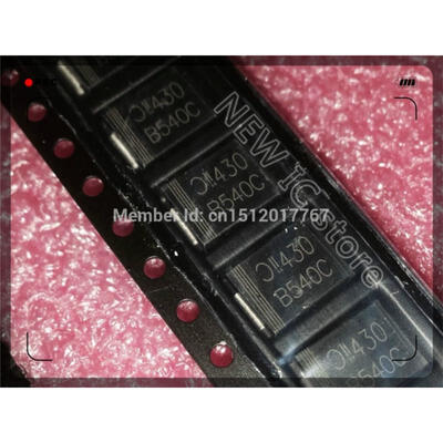 

20pcs/lot B540C-13-F DIODE SCHOTTKY 40V 5A SMC B540C-13-F 540 B540C B540 540C B540C-13 Free Shipping
