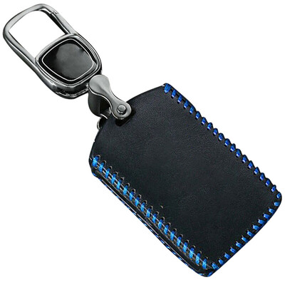 

Huashi Volvo XC90 key bag hand sewing blue special car key set keychain
