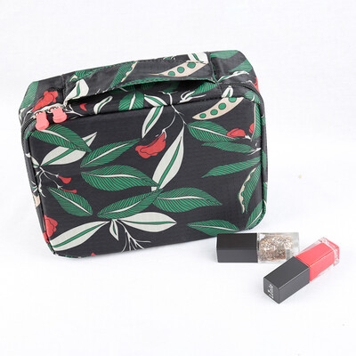 

Portable washable cosmetic bag large capacity waterproof storage bag travel travel storage bag handbag flower night
