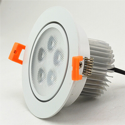

Светодиодные светильники LED Встраиваемый потолочный светильник Dimmable 5W Теплый белый светодиод высокой мощности Светодиодный прожектор 220V диммер Светодиодная лампа
