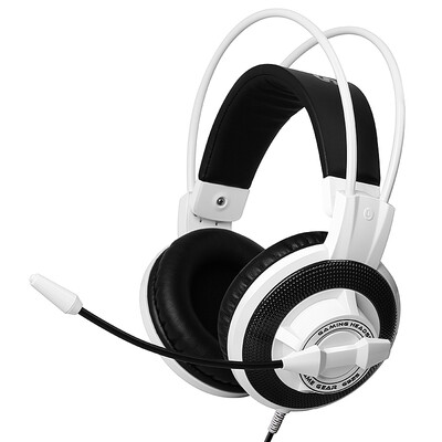 

Somic G925 White Headset Computer Gaming Headset Gaming Headset with Remote Control
