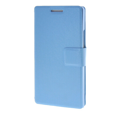 

MOONCASE шелковый текстуры кобуру Flip слот для карт и обратно, дело для покрытия Huawei Ascend P6