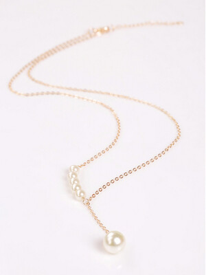 

ONICE 925 Sterling Silver Necklace with Cultured Pear Pendant WQX008