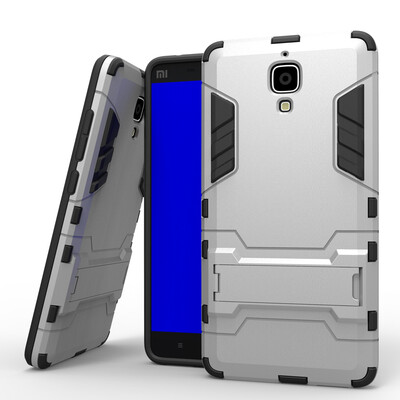 

MOONCASE гибридные kickstand PC + тпу защиты корпуса 2 в 1 случае для покрытия Xiaomi Rice 4 Mi4