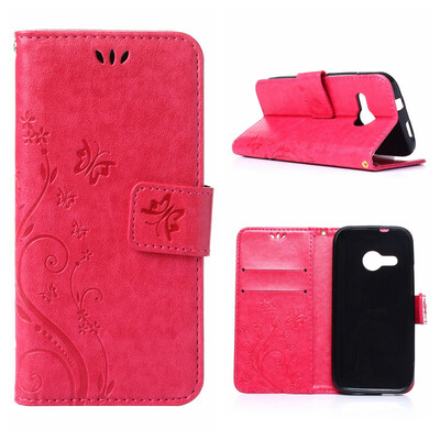 

MOONCASE цветочным узором Премиум мягкий PU кожаный чехол Для HTC One Mini 2 (M8 Mini)