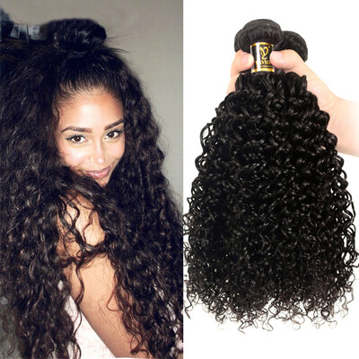 

YAVIDA Hair Brazilain kinky Curly Hair Weave 3 Bundles Brazilian Kinky Curly Virgin hair 7A Unprocessed Brazilain Curly Hair