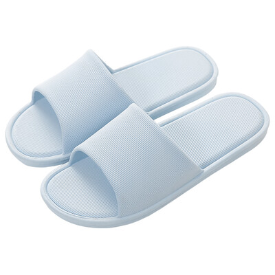 

Antarctic Nanjiren slippers mens solid color bathroom shower sandals black 40-41 yards 19D021