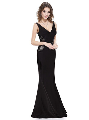 

Evening dress new drill fishtail Slim trailing performance banquet annual hosted dinner wedding long dress