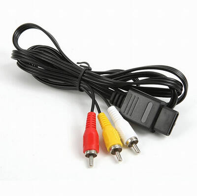 

Huayuan New 6FT 1.8m AV Audio/Video TV Composite Cable Cord for Nintendo N64 SNES Super GameCube