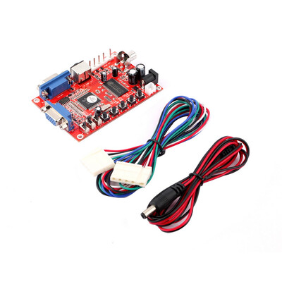 

2 015 Новый VGA для CGA / CVBS / S-Video HD видео конвертер Совет игры