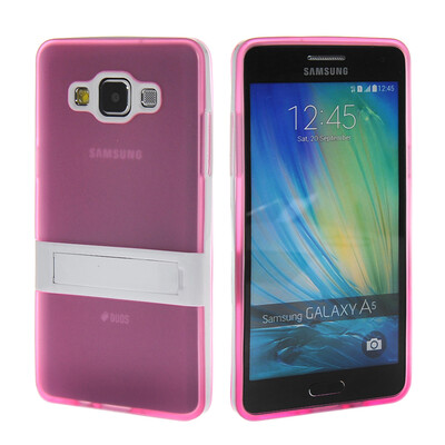 

MOONCASE Soft Flexible Silicone Gel TPU Skin Stand Shell Back ЧЕХОЛ ДЛЯ Samsung Galaxy A5 Hot pink