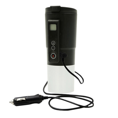 

DC12V 380 ML Car Boiling Mug Car Smart Контроль температуры Кубок автомобиля Кофе Чай Молоко Электрический нагреватель Кубок Регул