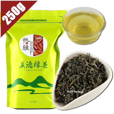 

Свежий Yingde Зеленый чай Китайский чай Органические продукты питания Для здоровья и красоты Зеленый чай 250 г Сумка Упаковка Китайский бить зеленый чай org