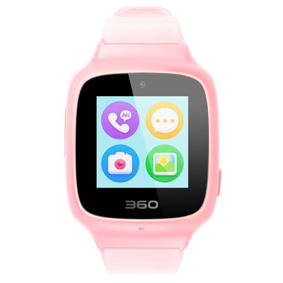 

360 children&39s phone watch security positioning full-color touch screen children&39s mobile phone ring 360 children&39s watch SE 3 generation W608B smart phone watch sky blue