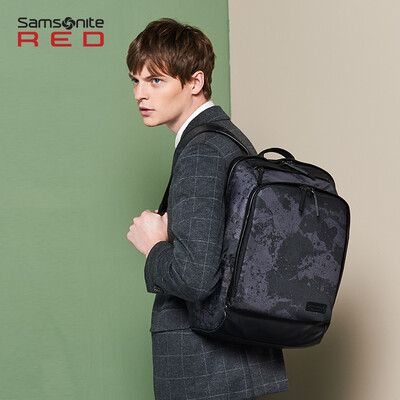 

Samsonite samsonite camouflage ink BOWERY star with the paragraph 14-inch shoulder computer bag travel bag 98B64002 camouflage gray