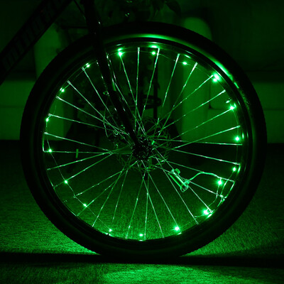 

Bicycle Cycling 20 LEDs Colorful Cool Safety Spoke Wheel Light Bike Accessories