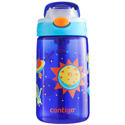 

[Супермаркет] Contigo Jingdong дети соломы чашки спорта на открытом воздухе чашка молодой изобретатель - Мультфильм птиц 400мл HBC-GIZ001