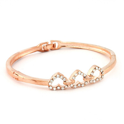 

Findings Wristband Golden Alloy Jewelry Crystal Rhinestone Bracelets Bangle