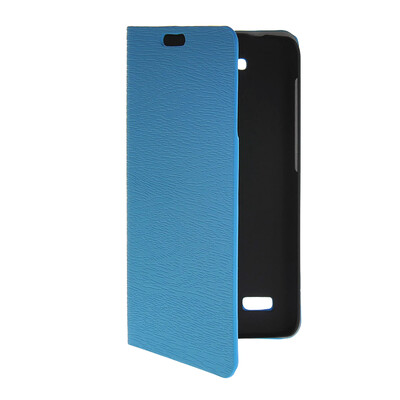 

MOONCASE Slim Leather Side Flip Wallet Card Slot Pouch with Kickstand Shell Back Case Cover for Huawei Honor Holly Blue