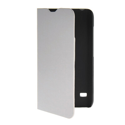 

MOONCASE Slim Leather Side Flip Wallet Card Slot Pouch with Kickstand Shell Back чехол для Huawei Ascend Y550 White